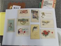Lot of 8 vintage postcards