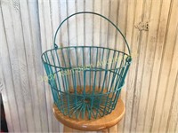 Extra Large Turquoise Egg Basket