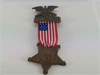 ANTIQUE GRAND ARMY OF THE REPUBLIC VETERANS PIN
