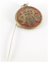 ANTIQUE GRAND ARMY OF THE REPUBLIC ENAMELED PIN
