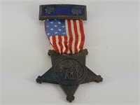 ANTIQUE GRAND ARMY OF THE REPUBLIC VETERANS PIN