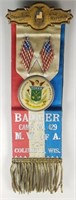 GRAND ARMY OF THE REPUBLIC BADGER RIBBON