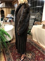 Full Length Shaved Beaver Coat