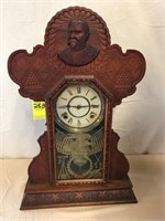 Early Ingraham Army Navy Patriotic Clock