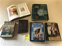 Lot of Early Children's books - Dickens Tom Sawyer