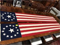 Pair of Colonial 13 Star Flag Banners