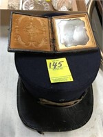 Cavalry Hat and deguerreotype picture