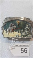 Christmas 1986 Commemorative  Buckle