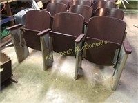 Set of 3 Theater Seats in Good Condition