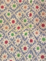 Vintage cotton feed/flour sack-white daisy