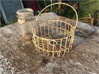Small Wire Egg Basket
