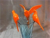 Maui Jim Orange Decorative Parrots