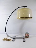 Lampe en arc vintage chromée