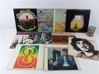 vinyles rock: Deep Purple, Bob Dylan, etc