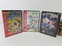 3 jeux de Sega Genesis