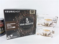 Café Van Houtte + 2 ensembles à espresso