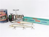 Moulinet Ryobi SX4n et 2 leurre Rapala Magnum