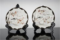Pair of Japanese Hand Painted Porcelain