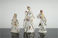 Set of Three Porcelain Figures