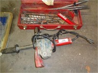 Milwaukee 1/2" Drill, Bits and 2 Hammerdrill Bits