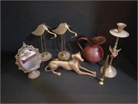 SELECTION OF BRASS HOME DÉCOR & MORE