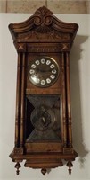 CARVED WALL CLOCK