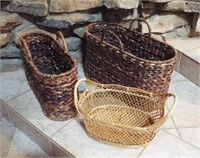 SELECTION OF BASKETS