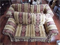 UPHOLSTERED SOFA AND LOVESEAT