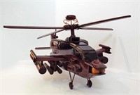 WOODEN MODEL HELICOPTER