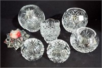 CRYSTAL VOTIVE CANDLE HOLDERS