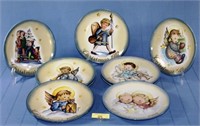 Nine Schmid Berta Hummel Christmas Plates