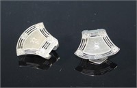 Pair Of Sterling Clips 19.3 Grams