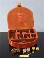 Gentleman's Jewelry Box W/Contents