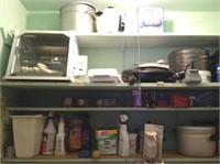 Contents of Kitchen Pantry Including Washer