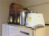 Coffee Pots, Toaster