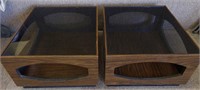 2 PC MID-CENTURY MODERN END TABLES