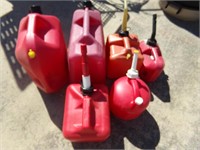 6PC GAS CANISTER LOT
