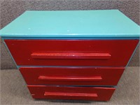 3 DRAWER SIDE TABLE