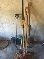 assorted Lawn tools