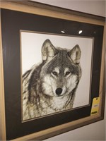 Wolf artwork by Jacquie Marie Vaux
