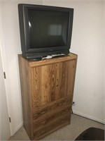 Armoire, night stand TV