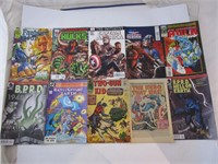 Dix comics dont Hulk, BPRD etc..