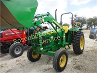 JD 5103 Tractor w/JD 512        diesel     KEY