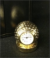 Chass Quartz Golfball Desk Clock