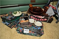 NORTHWOODS TABLE LINENS - PLACEMATS -STEAK SKEWERS