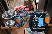 DOG ITEMS - HALLOWEEN PET TEE - BOWLS - CLIPPERS -