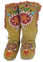 Cree Beaded Moccasins