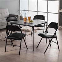 5 Piece Card Table and Chair Set