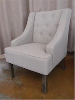 Kate Tufted Swoop Arm Accent Chair