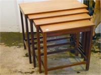 Set of 4 Danish Nesting Tables